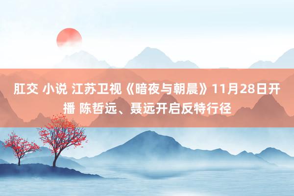 肛交 小说 江苏卫视《暗夜与朝晨》11月28日开播 陈哲远、聂远开启反特行径