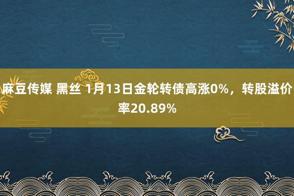 麻豆传媒 黑丝 1月13日金轮转债高涨0%，转股溢价率20.89%